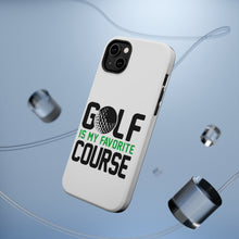 DistinctInk ToughCase for Apple iPhone, Compatible with MagSafe Charging - Golf Is MY Favorite Course
