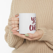 DistinctInk Glossy White Coffee / Tea Mug - Yes Chef