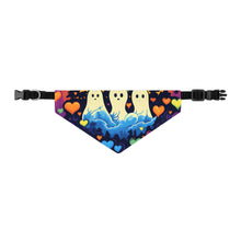 DistinctInk Adjustable Pet Banana Collar with A Life Of Adventure Design for Halloween LGBTQ+ Pride