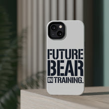 DistinctInk ToughCase for Apple iPhone, Compatible with MagSafe Charging - Future Bear in Training