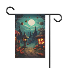 DistinctInk Garden & House Banner / Flag with Trick or Treat Fun Design for Halloween