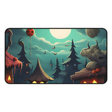 DistinctInk Desk Mat with Trick or Treat Fun Design for Halloween