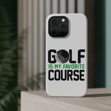 DistinctInk ToughCase for Apple iPhone, Compatible with MagSafe Charging - Golf Is MY Favorite Course