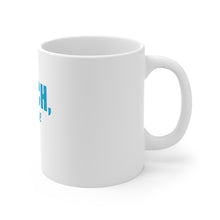 DistinctInk Glossy White Coffee / Tea Mug - Beach, Please