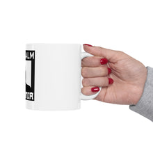 DistinctInk Glossy White Coffee / Tea Mug - Keep Calm I'm a Ninja