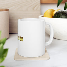 DistinctInk Glossy White Coffee / Tea Mug - CEO,000,000 Entrepreneur 3 commo