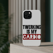 DistinctInk ToughCase for Apple iPhone, Compatible with MagSafe Charging - Twerking is My Cardio