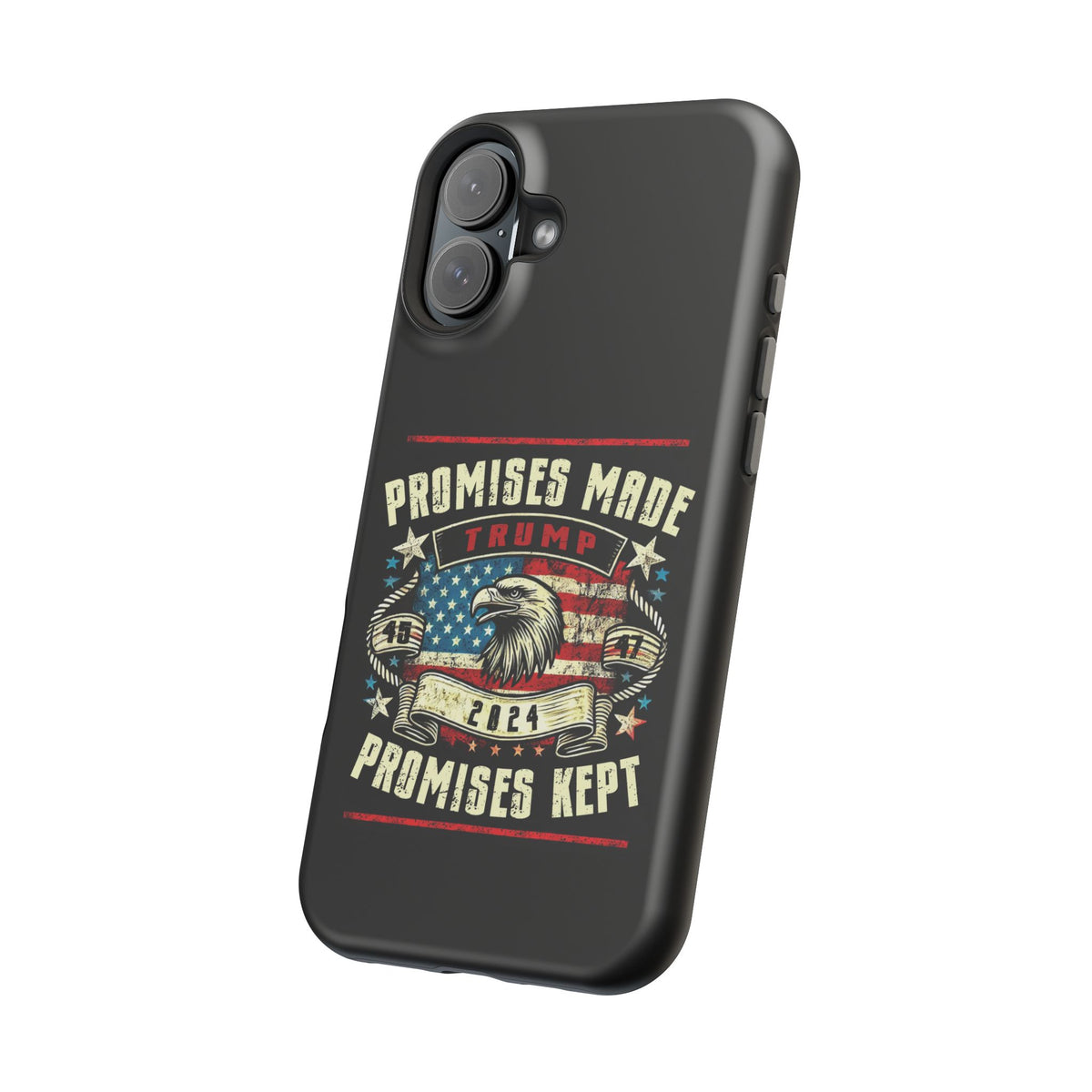 Tough Case for iPhone, Compatible with MagSafe Charging | Trump - Promises Made, Promises Kept | Conservative, view 56