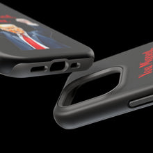 Dual Layer Tough Case for Apple iPhone, Compatible with MagSafe - Trump ‘You Missed, Loser’ Design & Black Background