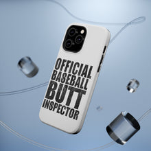 DistinctInk ToughCase for Apple iPhone, Compatible with MagSafe Charging - Official Baseball Butt Inspector