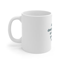 DistinctInk Glossy White Coffee / Tea Mug - Despite the Look On My Face, Still Talking