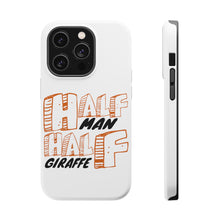 DistinctInk ToughCase for Apple iPhone, Compatible with MagSafe Charging - Half Man Half Giraffe