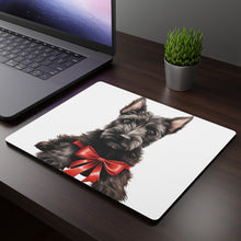 DistinctInk Mouse Pad - 1/4" Foam Rubber - Scottish Terrier Puppy Drawing