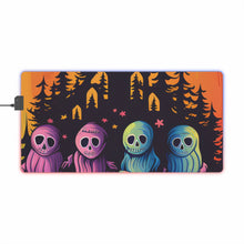 DistinctInk LED Gaming Mouse Pad with Discover Your True Path Design for Halloween  LGBTQ+ Pride