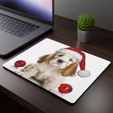 DistinctInk Mouse Pad - 1/4" Foam Rubber - Clumber Spaniel Puppy