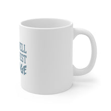 DistinctInk Glossy White Coffee / Tea Mug - Living Well is The Best Revenge