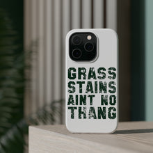 DistinctInk ToughCase for Apple iPhone, Compatible with MagSafe Charging - Grass Stains Ain't No Thang
