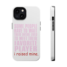 DistinctInk ToughCase for Apple iPhone, Compatible with MagSafe Charging - I Raised My Favorite Player