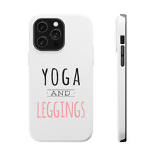 DistinctInk ToughCase for Apple iPhone, Compatible with MagSafe Charging - Yoga and Leggings