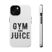 DistinctInk ToughCase for Apple iPhone, Compatible with MagSafe Charging - Gym And Juice