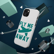 DistinctInk ToughCase for Apple iPhone, Compatible with MagSafe Charging - Fly Me Away - Travel