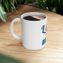 DistinctInk Glossy White Coffee / Tea Mug - Life's a Beach