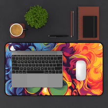 DistinctInk Desk Mat with A World of Words Design for LGBTQ+ Pride