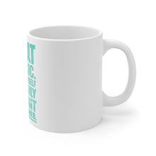 DistinctInk Glossy White Coffee / Tea Mug - Sweat is Magic Cover Yourself Daily Grand Wishes