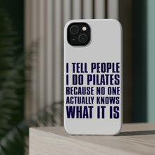 DistinctInk ToughCase for Apple iPhone, Compatible with MagSafe Charging - I Tell People I Do Pilates No One Knows