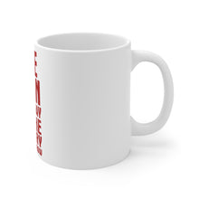 DistinctInk Glossy White Coffee / Tea Mug - The Pain of Today is the Victory of Tomorrow