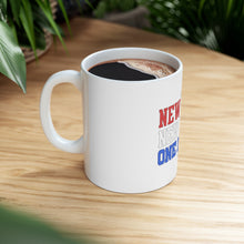 DistinctInk Glossy White Coffee / Tea Mug - New Year New Team One Dream