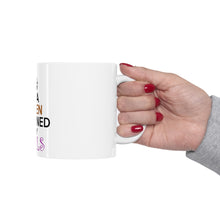 DistinctInk Glossy White Coffee / Tea Mug - I'm a Queen Crowned in My Curls