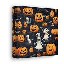 DistinctInk Canvas Wall Art with The Halloween Spell for Halloween