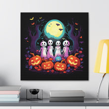 DistinctInk Canvas Wall Art with Exploring the Unknown for Halloween LGBTQ+ Pride