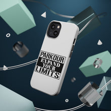 DistinctInk ToughCase for Apple iPhone, Compatible with MagSafe Charging - Parkour Expand Your Limits