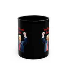 Black Mug (11oz, 15oz) with Donald Trump ‘You Missed, Loser’ Cartoon Design – Bold and Fun Political Humor Gift”
