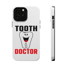 DistinctInk ToughCase for Apple iPhone, Compatible with MagSafe Charging - Tooth Doctor Dentist