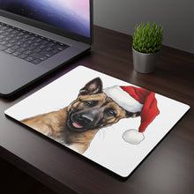 DistinctInk Mouse Pad - 1/4" Foam Rubber - Belgian Malinoi Puppy Drawing