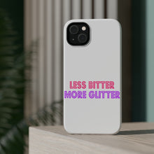 DistinctInk ToughCase for Apple iPhone, Compatible with MagSafe Charging - Less Bitter More Glitter
