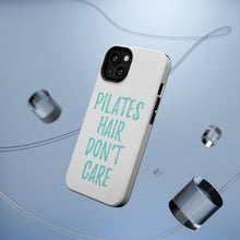 DistinctInk ToughCase for Apple iPhone, Compatible with MagSafe Charging - Pilates Hair Don't Care