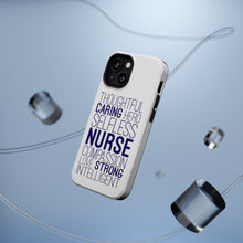 DistinctInk ToughCase for Apple iPhone, Compatible with MagSafe Charging - Thoughtful Caring Hero Selfless Nurse