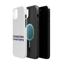 DistinctInk ToughCase for Apple iPhone, Compatible with MagSafe Charging - Not Rocket Scient - Aerospace Engineering