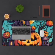 DistinctInk Desk Mat with Trick or Treat Parade Design for Halloween