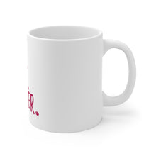 DistinctInk Glossy White Coffee / Tea Mug - Wife. Mom. Farmer.