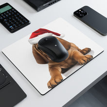 DistinctInk Mouse Pad - 1/4" Foam Rubber - Bloodhound Puppy