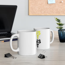 DistinctInk Glossy White Coffee / Tea Mug - Suns Out, Guns Out