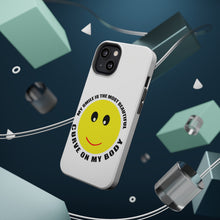 DistinctInk ToughCase for Apple iPhone, Compatible with MagSafe Charging - My Smile Most Beautiful Curve on My Body