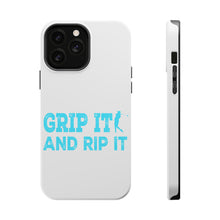 DistinctInk ToughCase for Apple iPhone, Compatible with MagSafe Charging - Golf Grip It And Rip It