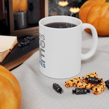 DistinctInk Glossy White Coffee / Tea Mug - It's Always a Good Time for Pilates