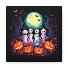 DistinctInk Canvas Wall Art with Exploring the Unknown for Halloween LGBTQ+ Pride